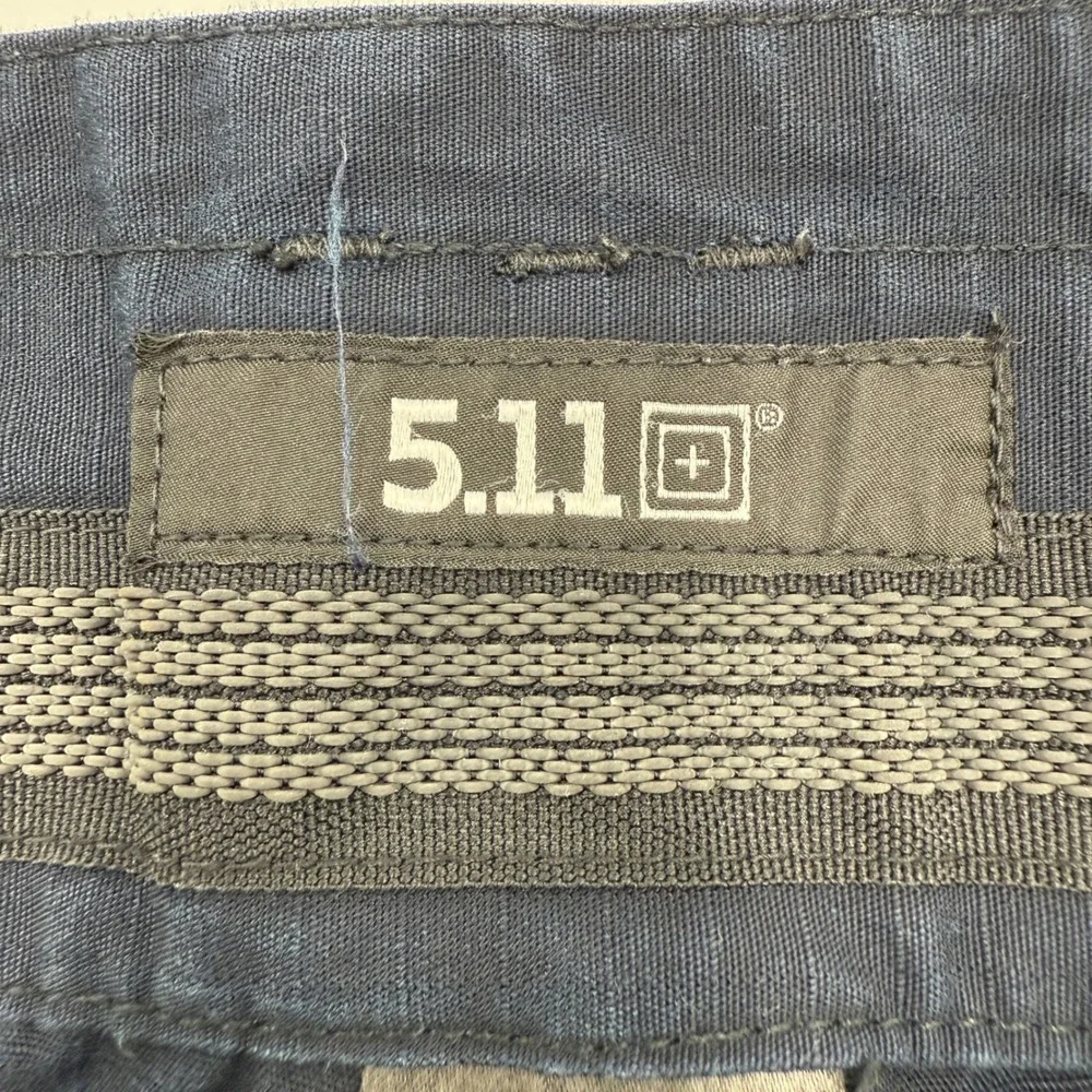 5.11 Tactical Taclite EMS Pants Mens Dark Navy Blue Ripstop Cargo Work 36x34